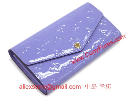 ルイヴィトン　財布　LOUIS VUITTON　ヴィトン　ヴェルニ　LV　ファスナー長札　長財布　ポルトフォイユサラ　リラ　M90151